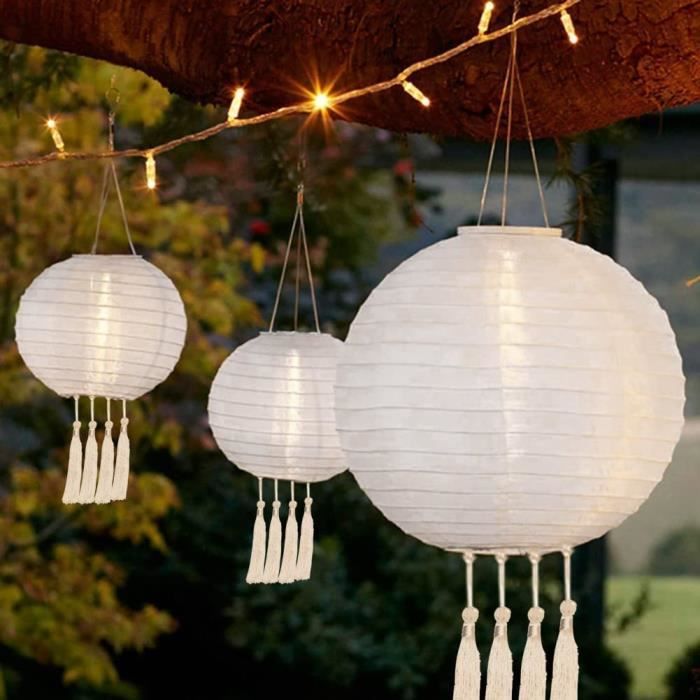Lanternes Papier Champignon 2Pcs - Décoration Fête Suspendue Rouge Pour Anniversaire, Mariage Ou Jardin