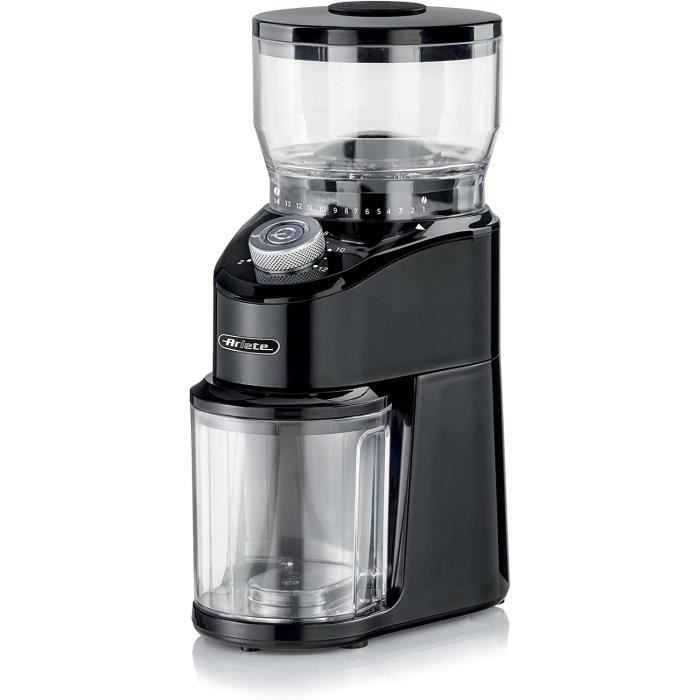 Moulin à Café Professionnel électrique Adler AD4450 - Meules Acier, 31 Réglages, 300W