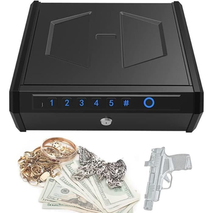 Brihard Portable Pistol Biometric Sûr pour armes à empreintes digitales Brihard Portable Pistol Biometric Sûr pour armes à empreintes digitales