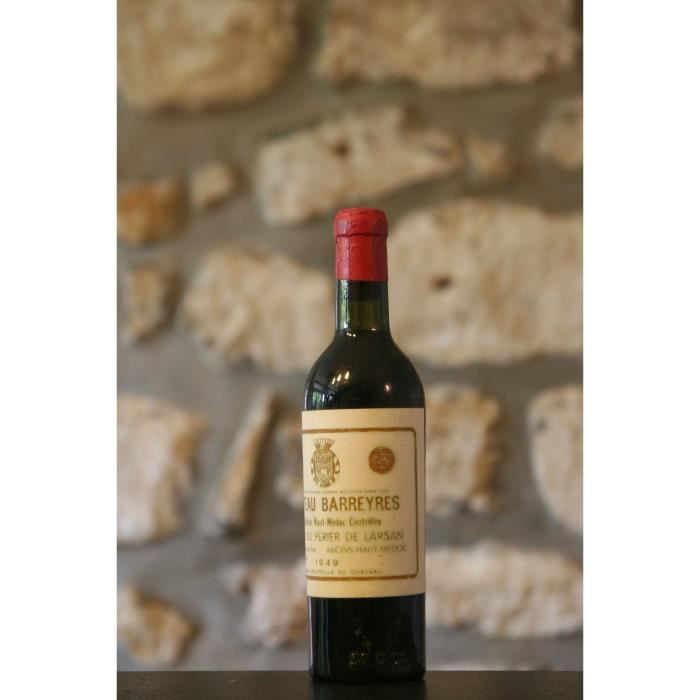 Château Barreyres, Baron du Perier de Larsan, demie 1949 Rouge - La ...