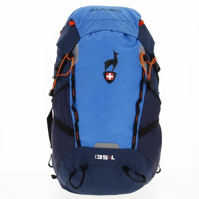 Sac dos randonn e Malmo 35l blue dos tendu Aulp UNI Bleu Moyen