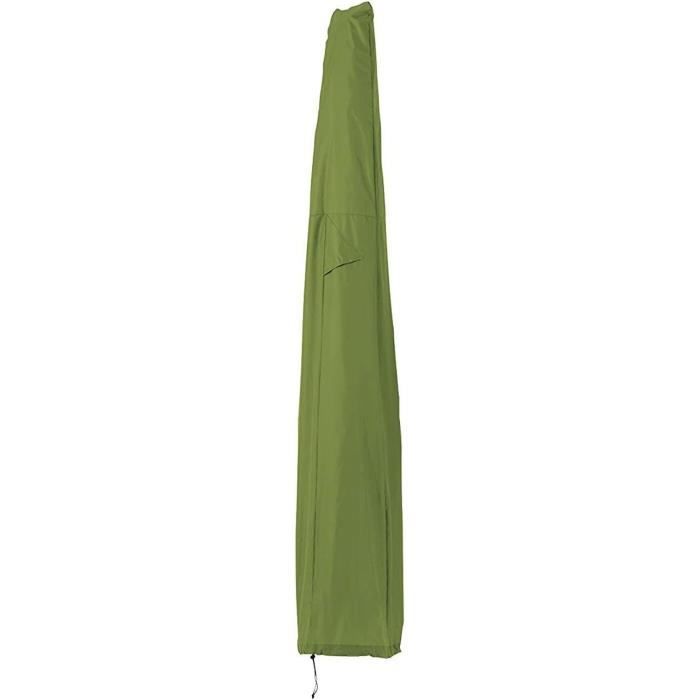 Housse Parasol Déporté HWC 4m Anthracite - Zip Imperméable - Protection Intempéries