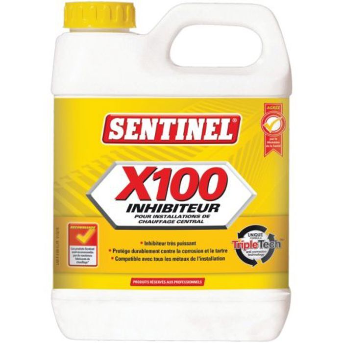 Inhibiteur X100 bidon de 1L - SENTINEL - X100L-12X1L-EXPB