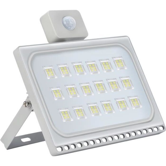 100w Projecteur A Led Exterieur Avec Detecteur De Mouvement 8000