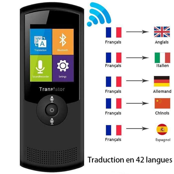 Intelligent Traducteur traduction vocale instantanée sans Fil avec ...