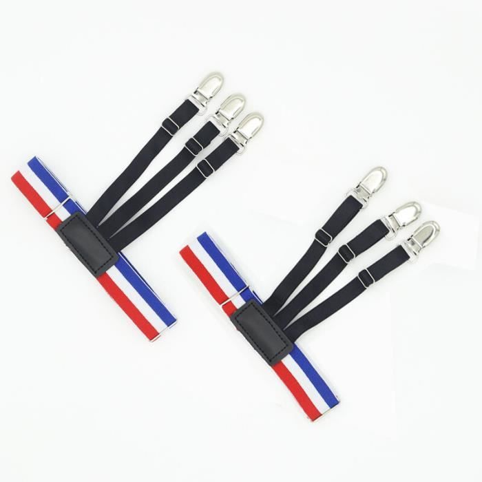Porte-Jarretelles Élastiques - 6 Bretelles Droites + 2 Bretelles En Y - Attache Métal/Plastique Pour Corset Et Bas
