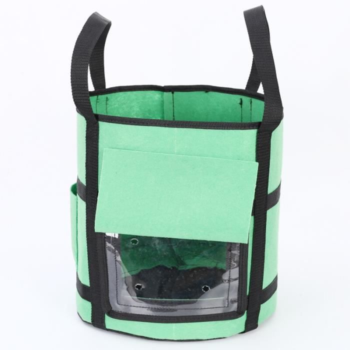 Lot De 3 Sacs De Culture En Tissu Non Tissé – 60x30x20 Cm – Pour Pommes De Terre, Tomates, Légumes Racines