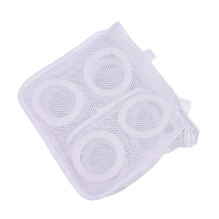 Lavage Baskets Facile Sacs Lavage Chaussures Machine - Lot De 2 - Protection Chaussures Et Lave-linge - 40x20cm Réutilisables Sac Filet 40x20cm