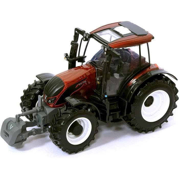 Tracteur de ferme - Bburago - Valtra N174 - Échelle 1:32 - Rouge - Mixte