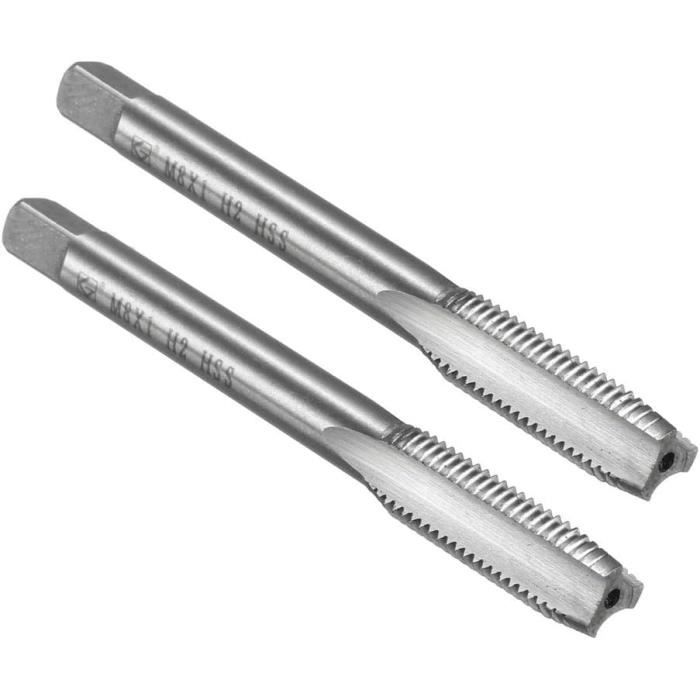 Burkit Jeu de tarauds et filières 15/16-16 UN pour droitier, filetage de machine 15/16 x 16 UN et filière ronde