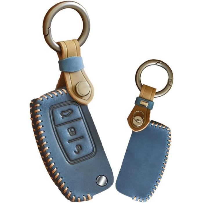 Coque De Protection TPU Pour Clé Ford Focus / Fiesta / Mondeo - Bleu, Anti-rayures, étanche, 3 Boutons
