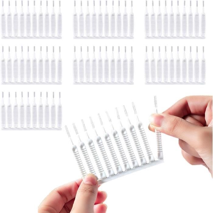 Set 10 Spazzole Per Pulizia - Per Cannucce, Bottiglie E Angoli Stretti - Bianche Multidimensioni - Foto 11