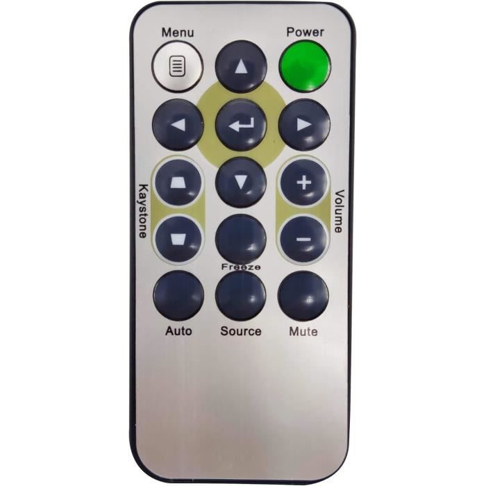Télécommande Pour Projecteur Dell – Compatible 4210X, 4220, 4230, M409WX, M410HD, S300W