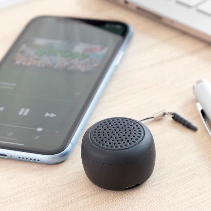 Mini Enceinte Bluetooth Portable - 4x4x3 Cm - Basses Améliorées - Léger Et Design - Pour Voyage Et Bureau - 8