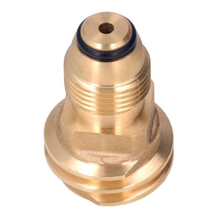 Adaptateur en laiton pour réservoir de propane convertit la vanne de