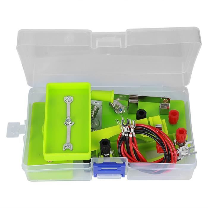 Série de circuits de boîte d'expérimentation physique et électrique bricolage et jouets Série de circuits de boîte d'expérimentation physique et électrique bricolage et jouets
