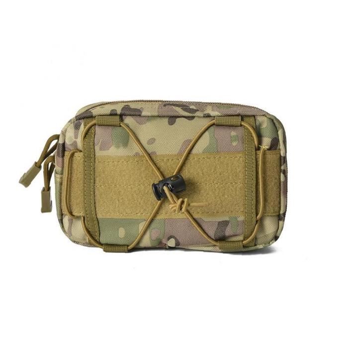 Sac Banane GHERI En Coton - Style Hippie - Poche Extérieure - Pour Voyage Et Vacances