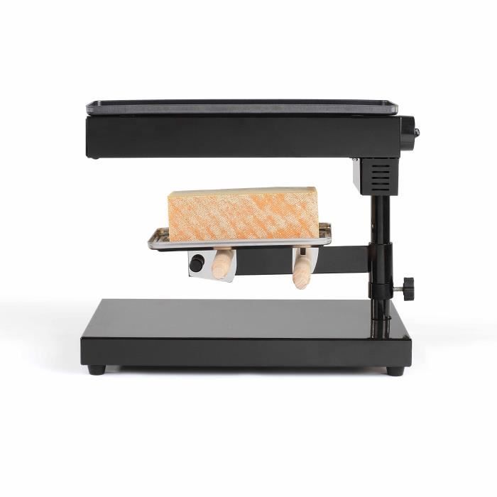 Raclette traditionnelle LIVOO DOC159 - Noir - Socle pivotant - Thermostat ajustable jusqu'à 240°C