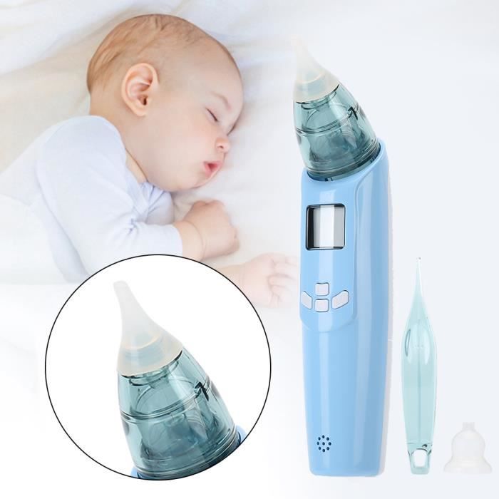 Aspirateur Nasal électrique Pour Bébé - 9 Niveaux D'aspiration, Veilleuse, Musique - Qualité Hospitalière - Rechargeable USB