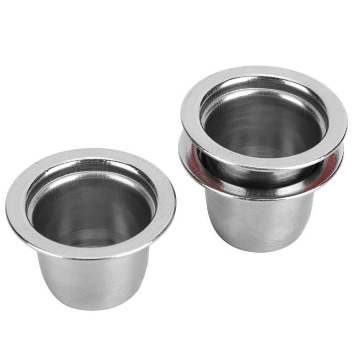 Capsules de Café RéUtilisables en Acier Inoxydable Dosettes de Café RéUtilisables Café Dosettes