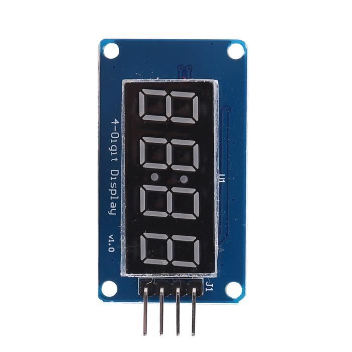 Module Affichage LED 4 Chiffres 7 Segments I2C - DM43B04 Pour Arduino Raspberry Pi
