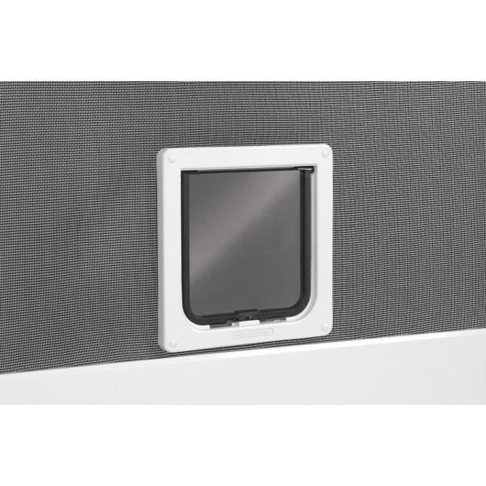 Installer Chatiere Baie Vitrée Chatiere Pour Moustiquaire De Porte Battante Ou Baie Vitree Blanc