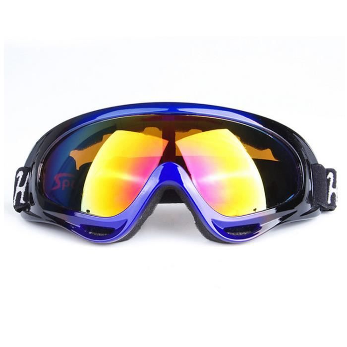 Viriber Lunettes De Moto - Lunettes De Vélo - Protection UV - Anti