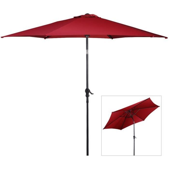 GIANTEX Parasol Droit Inclinable