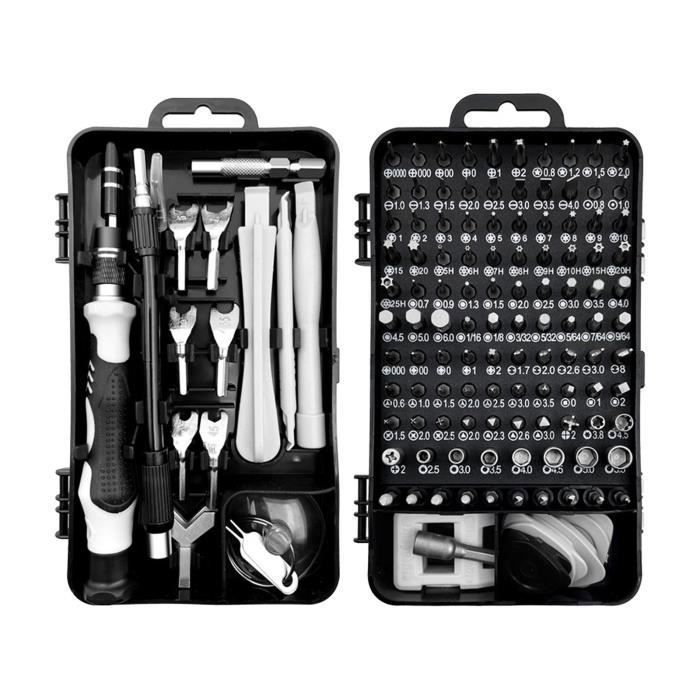 Kit De 10 Tournevis De Précision Horloger - Pour Réparer Montres, Téléphones, PC, Acier, Avec Capuchon Rotatif, Neuf