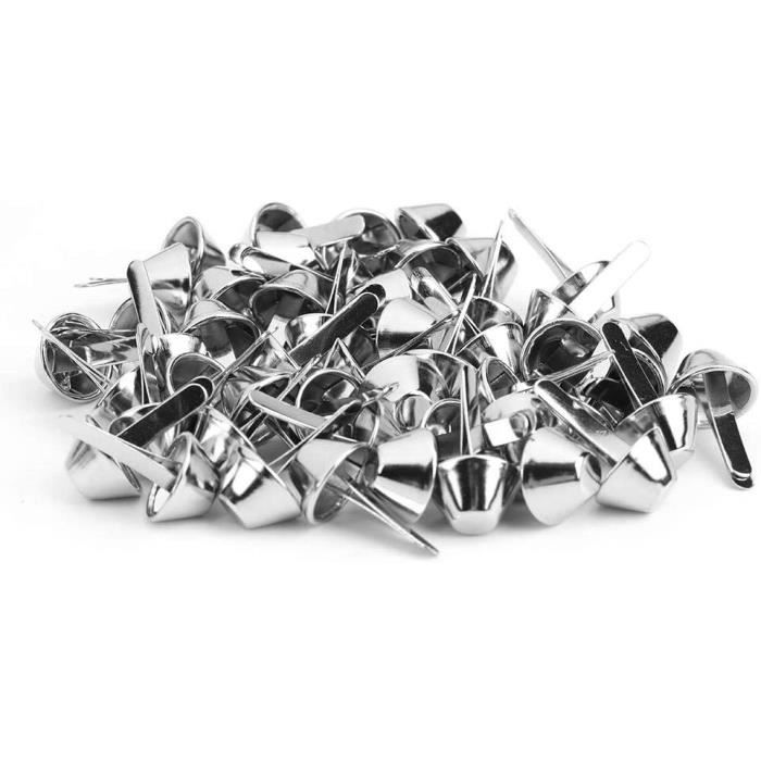 Pieds De Sac En Métal - Lot 120 Pièces (Or, Argent, Noir, Bronze) - 12mm