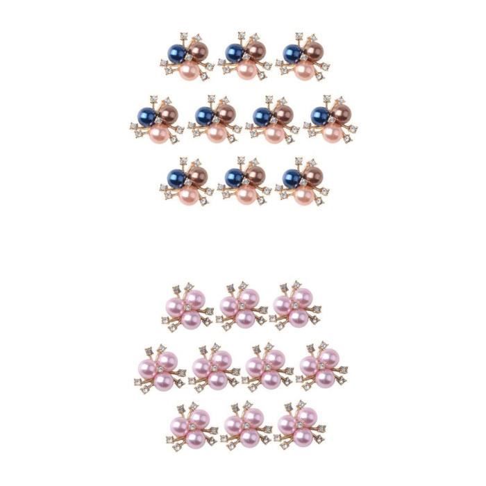 120 Strass Fleurs à Coudre - Perles à Griffes Or - 3 Tailles (9-13mm) - Pour Vêtements, Chaussures, Bijoux DIY