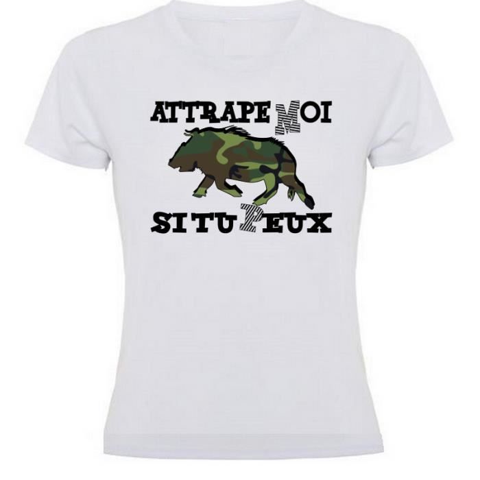 Tee shirt sales chasse humour