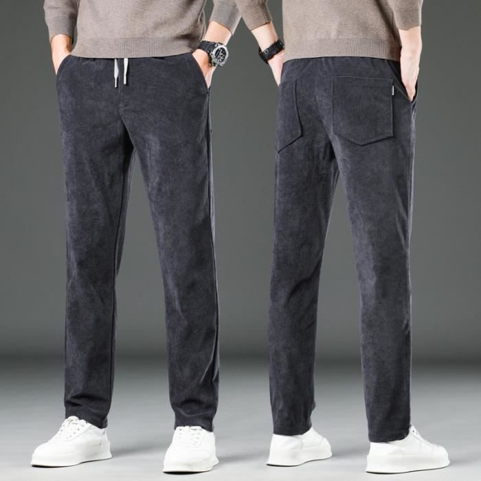 Pantalon chino elastique hot sale homme