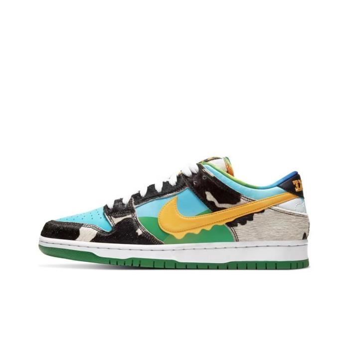 Chaussures de basket ben&Jerry’s Nike SB Dunk Low Pro QS Chunky Dunky Orange Lacets
