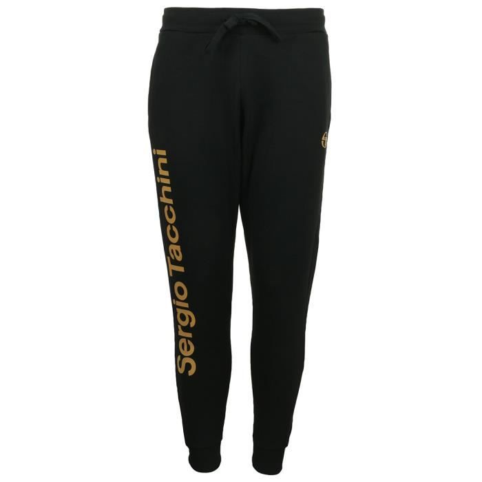 Pantalon de survêtement Sergio Tacchini Nizard - Noir - Homme - Fitness - Molleton brossé doux Pantalon de survêtement Sergio Tacchini Nizard - Noir - Homme - Fitness - Molleton brossé doux