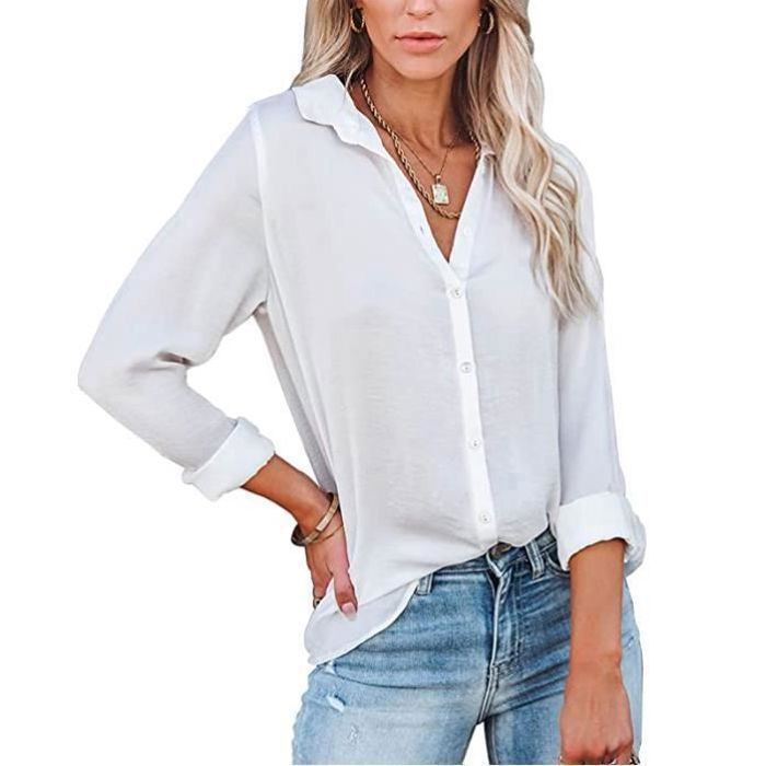 T-Shirt À Manches Longues Pour Femme Chemisier Grande Taille Pour Femme