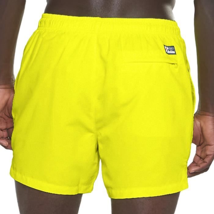 Maillot de bain jaune fluo homme sale