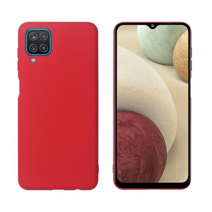 MYWAY COQUE COLORED TPU ROUGE SAMSUNG GALAXY A12/A12S