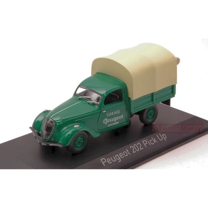 Peugeot 202 Découvrable Noire - Miniature Norev Modifiée 1/43
