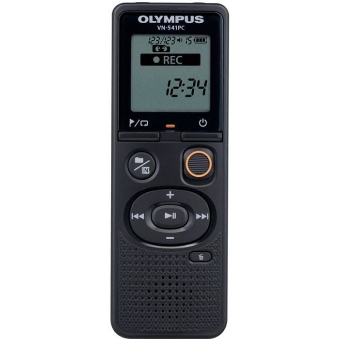 Enregistreur Vocal - OLYMPUS - VN-541PC - Mono - Microphone 35 mm - 4 Go Mémoire Interne