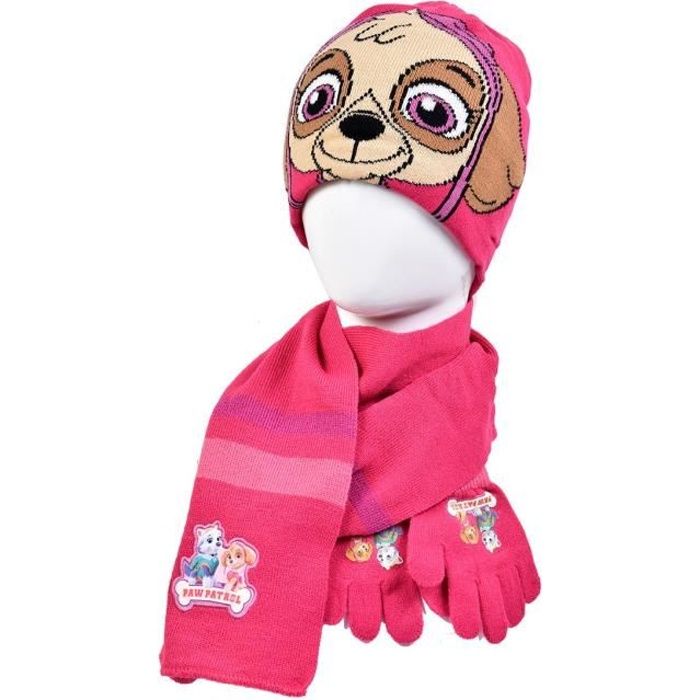 Echarpe 3 pi ces PAT PATROUILLE 780531Fuschia Cdiscount Pr t
