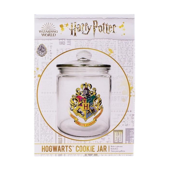 Pot à Biscuits Harry Potter Officiel - Bocal Rangement Cuisine 17x20cm (Grupo Erik)