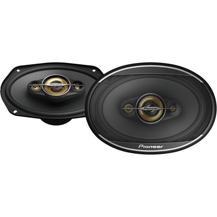 Haut-parleurs Voiture - PIONEER - TS-A6971F - 4 Voies elliptiques - 600 Watts - Sensibilité 92 dB