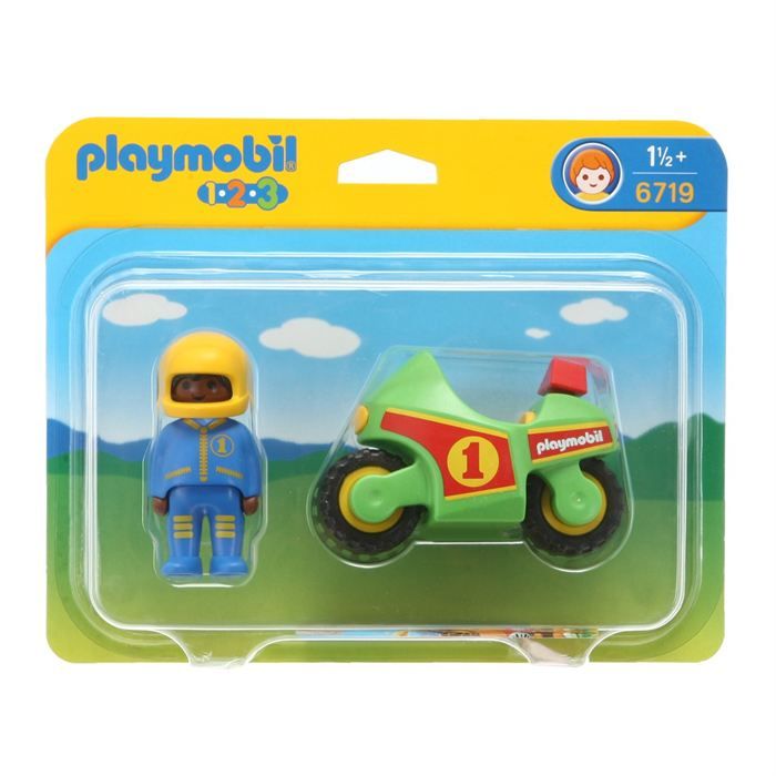 Playmobil 1 2 3 moto