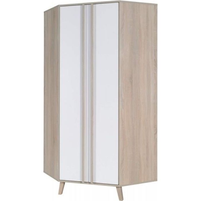 Armoire D Angle 2 Portes De La Collection Malmo Meuble Design