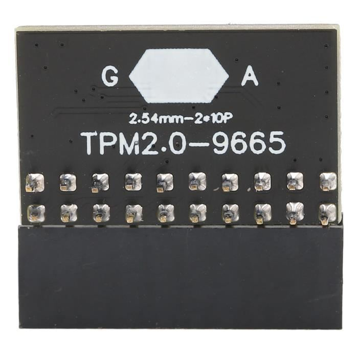 TPM 2.0 Module de sécurité cryptage pour Windows 11 Mise à niveau LCP