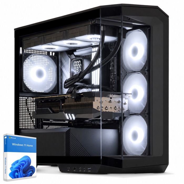 Sedatech PC Gamer Pro Watercooling Full Vision • AMD Ryzen 5 • RTX5070Ti • DDR5 • SSD .2 • Windows 11 - vue 4