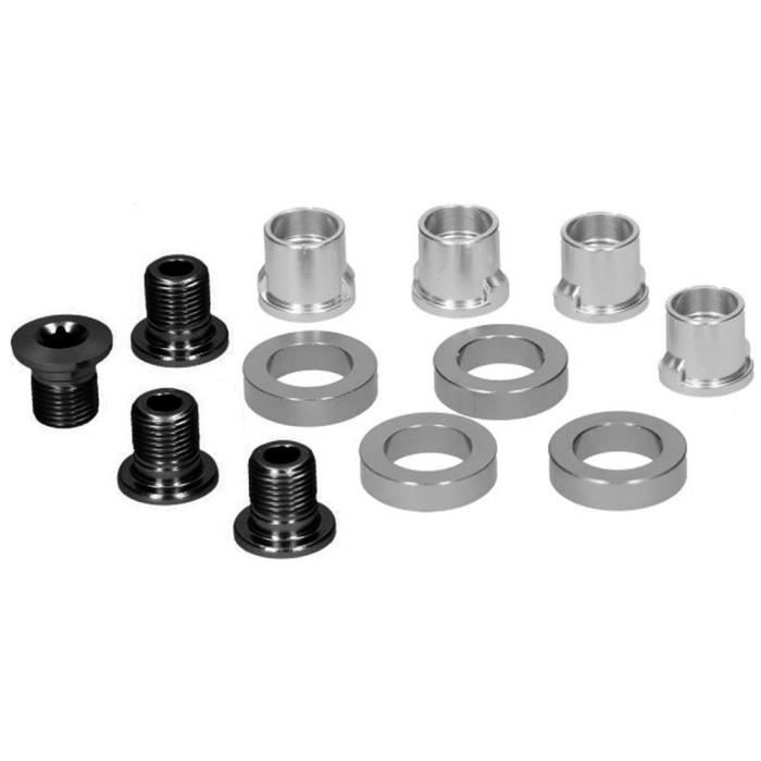 BOULON DE FIXATION manivelle rouge/noir Anode capuchon 28 28 14 mm sp