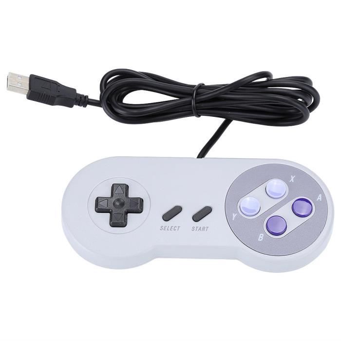 ROMANTIC Manette de jeu Contrôleur de jeu classique avec poignée de jeu ROMANTIC Manette de jeu Contrôleur de jeu classique avec poignée de jeu