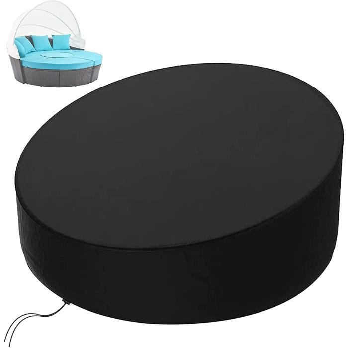 Housse De Protection Canapé Lit Rond Tissu Oxford 210D Housse Lit - 8